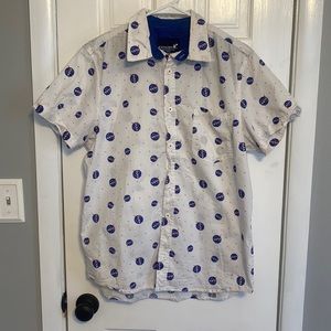 Buzz Aldrin NASA button down